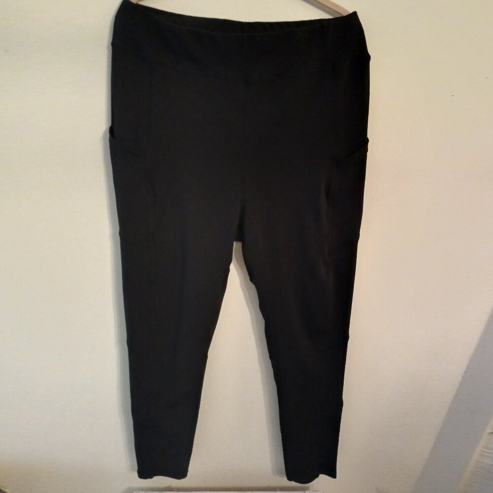 POP Fit 2X Spandex Pocketed Leggings Like-new Black